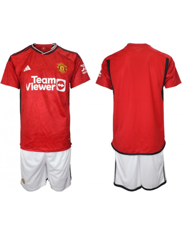 Custom FC Soccer Jersey For Boys/Kids/Youths/Mens Manchester United