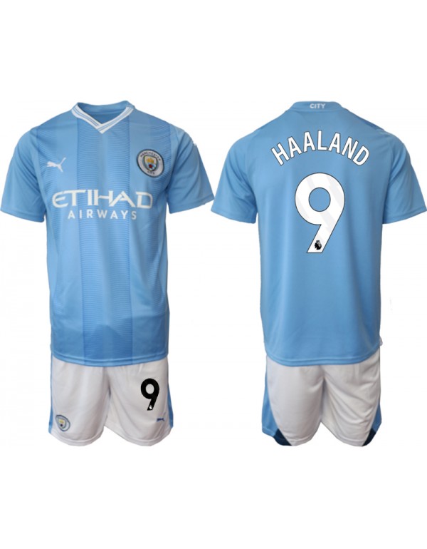 HAALAND Manchester City Soccer Jerseys For Kids/Youths/Mens